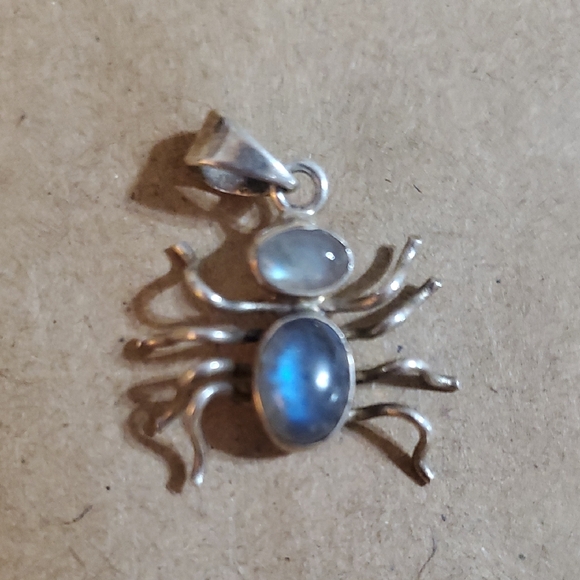 Sterling Silver Spider Pendant - Picture 1 of 3